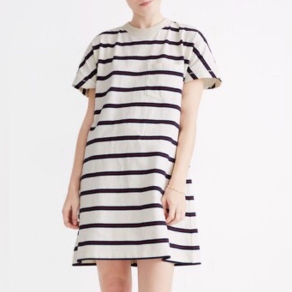 Madewell Tomboy Pocket Tee Dress-Oversized